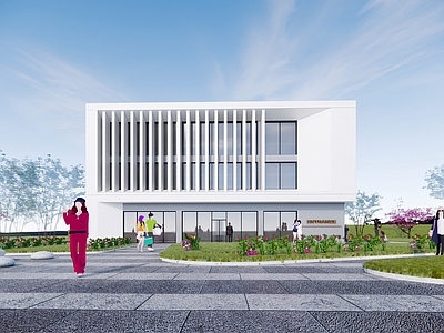 现代主义小公建 单体办公设计 现代建筑风格办公