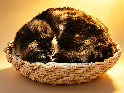 日式猫 宠物猫 猫咪 睡觉的猫咪 睡觉的小猫