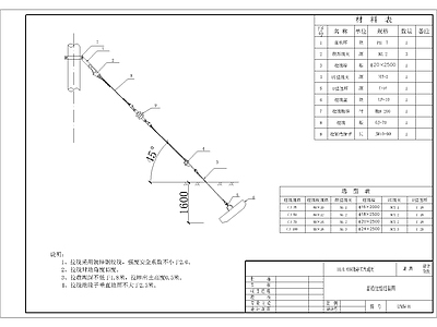 其他节点详图 拉线装置图