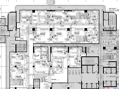 医院建筑 医院医气图纸