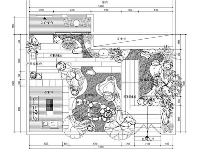 庭院 庭院平面图