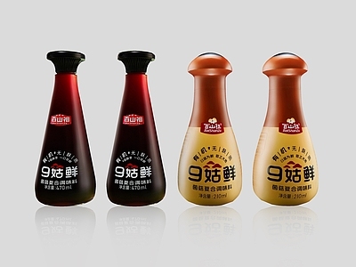 现代简约调味品 调味品 老抽 蚝油 酱油 陈醋