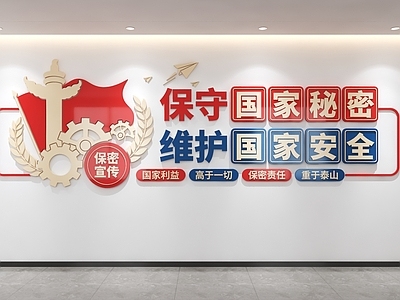 null文化墙 保密文化墙 党建文化墙