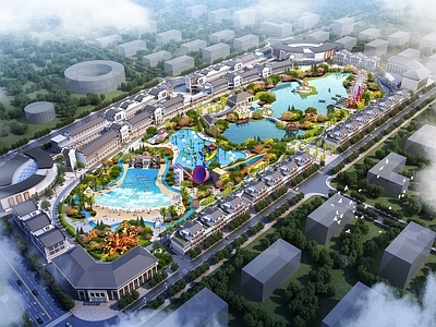 新中式景观文旅项目景观