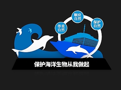 现代雕塑 海洋环保雕塑 爱护环境雕塑 保护海洋生态雕塑 海边造型景观 户外小品