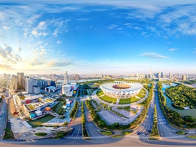 现代城市HDR