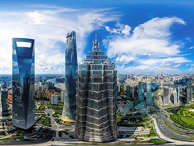 现代城市HDR