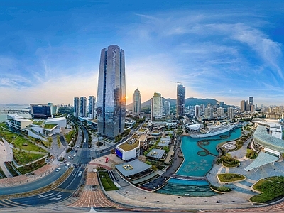 现代城市HDR