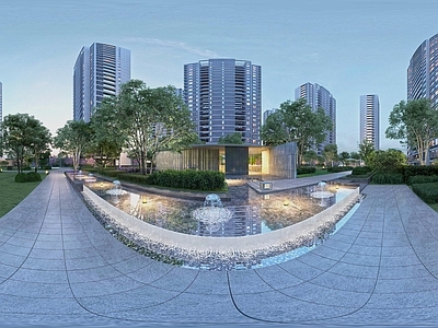 现代城市HDR