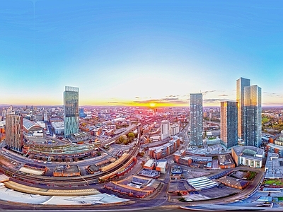 现代城市HDR