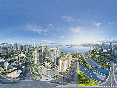 现代城市HDR