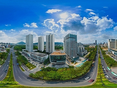 现代城市HDR