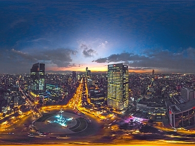 现代城市HDR