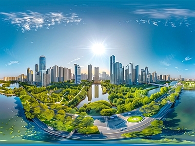 现代城市HDR