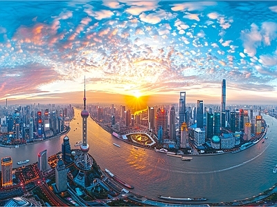 现代城市HDR