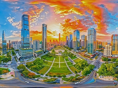 现代城市HDR