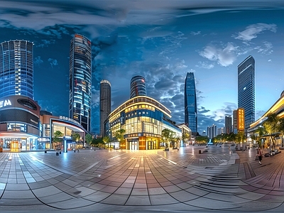 现代城市HDR