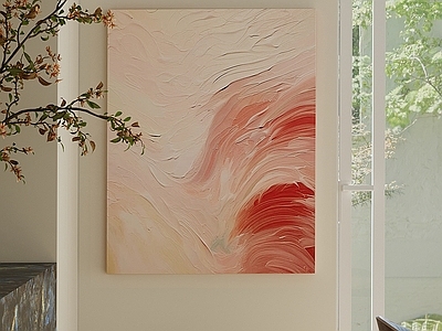 奶油风挂画