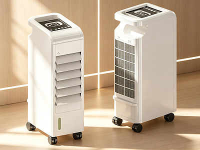 现代简约空调 空调扇 冷风机 水冷风扇 移动冷风机 冷气机