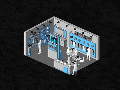 现代简约其他产品展台
