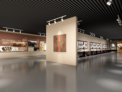 现代简约其他文化展厅 展陈主题 马展厅 文化展厅 室内展陈 文化主题