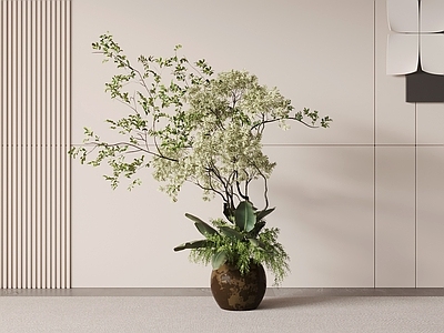 极简绿植摆件 花瓶花艺摆件盆栽