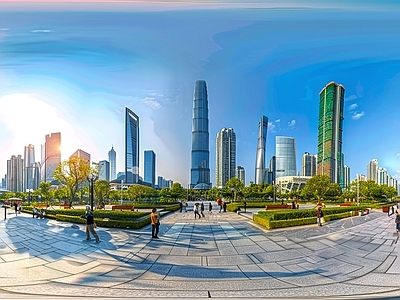 现代城市HDR