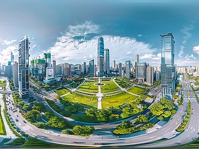 现代城市HDR