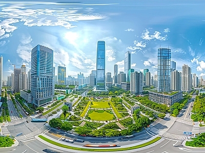 现代城市HDR