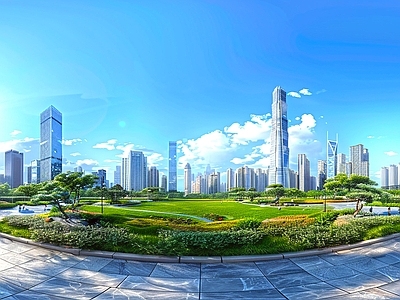 现代城市HDR