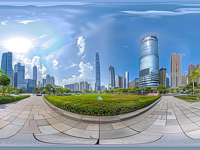 现代城市HDR
