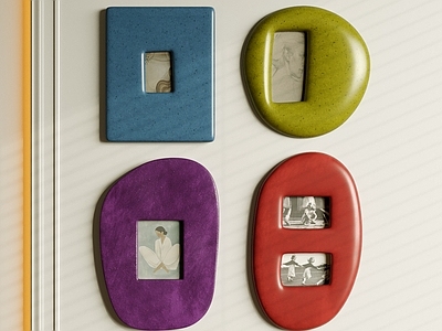 孟菲斯挂画 挂画组合 墙饰 墙面挂件 饰品