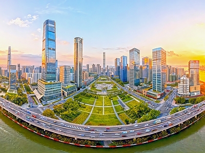 现代城市HDR