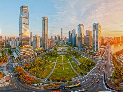 现代城市HDR