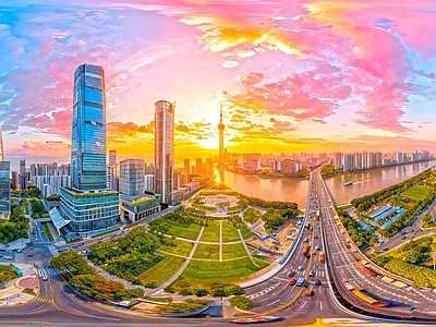现代城市HDR