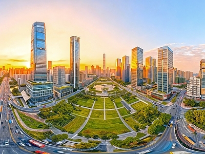 现代城市HDR