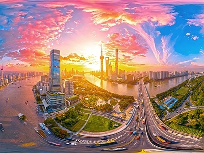 现代城市HDR