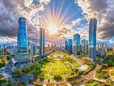 现代城市HDR