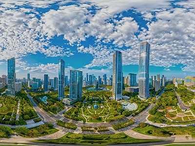 现代城市HDR