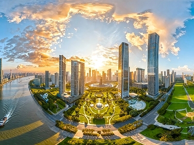 现代城市HDR
