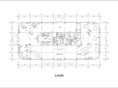 办公楼建筑 企业总部中心办公 研发办公建筑 高层办公平面