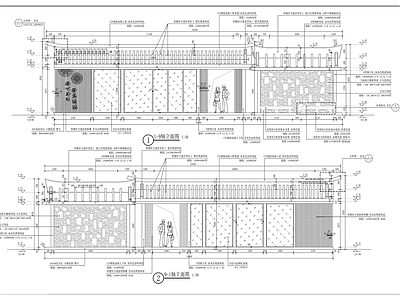 小区主入口 村容村貌 提升工程 施工图