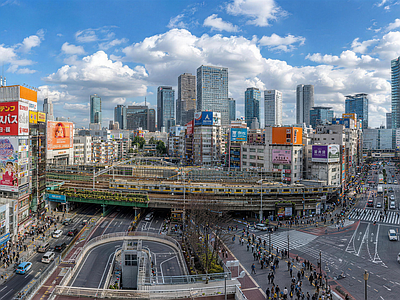 现代城市HDR