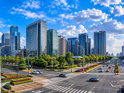 现代城市HDR