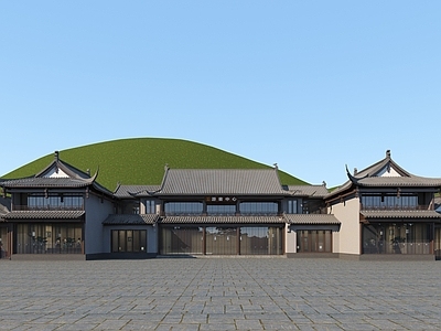 中式其他公共建筑 游客中心