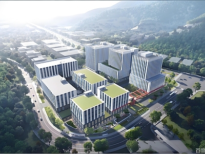 产业园建筑 产业园建筑平面图