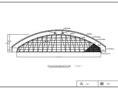 钢结构 双面保温拱棚