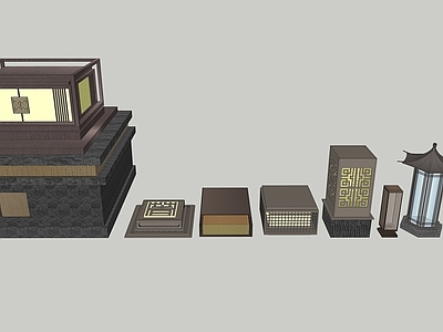 新中式景观灯 新中式庭院灯 示范区灯具庭院灯 中式景观轴线灯具