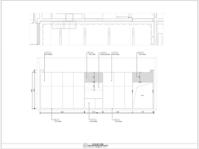 开放办公室 业务综合楼 装施施工图