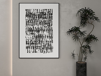 极简黑白挂画 现代挂画 挂画 黑白挂画 装饰画